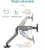 KALOC DS200B Adjustable, ergonomic Single Monitor Arm with Gas Spring, USB Port & Cable Management for 17-32 inch Screens