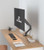 KALOC DS200B Adjustable, ergonomic Single Monitor Arm with Gas Spring, USB Port & Cable Management for 17-32 inch Screens