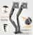 KALOC DS160-2B PRO ERGO Dual Monitor Arm, Gas Spring technology & USB Extension & Cable Management for 17 to 35 Inch Screens (Up to 15kg)