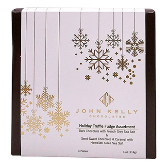 John Kelly 4pc Holiday Truffle Fudge Asst.
