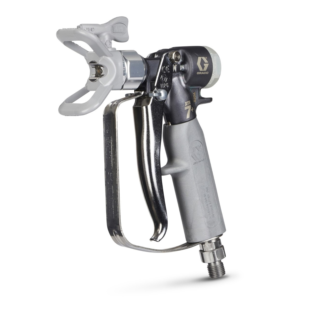 Graco XTR722 XTR7+ Airless Spray Gun, Insulated Handle, 4Finger