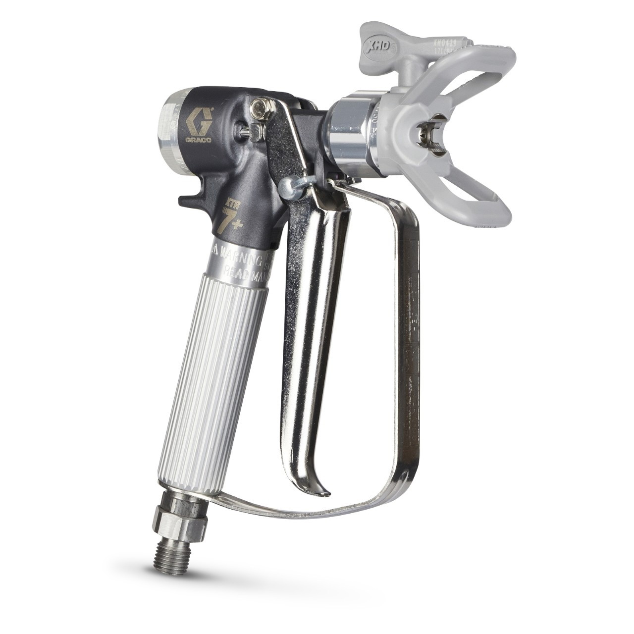 Graco XTR724 XTR7+ Airless Spray Gun, Round Handle, 4Finger Trigger