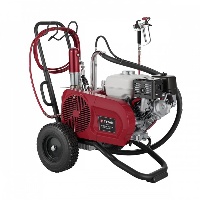 Titan 290013 PowrTwin 6900 Plus Gas Airless Paint Sprayer Spraywell