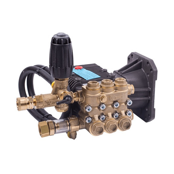 Comet ZWD4040G Fully Plumbed Pressure Washer Triplex Pump, 4000