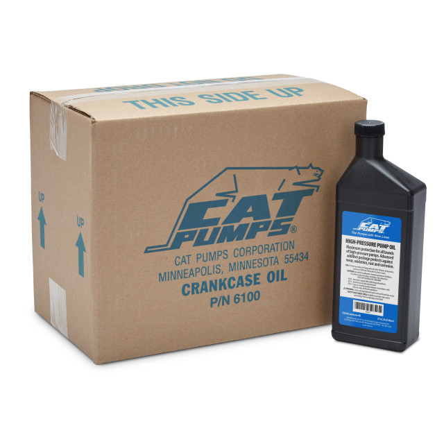 Cat Pumps 6100 Crankcase Oil, Case of 12, 21 Ounce bottles - Spraywell