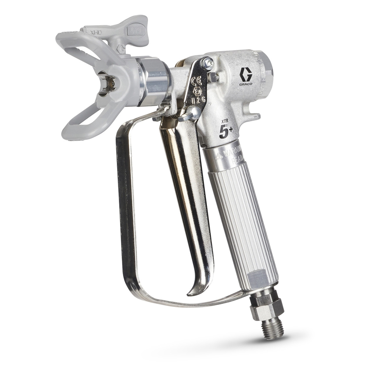 Graco XTR524 XTR5+ Airless Spray Gun, Round Handle, 4Finger Trigger