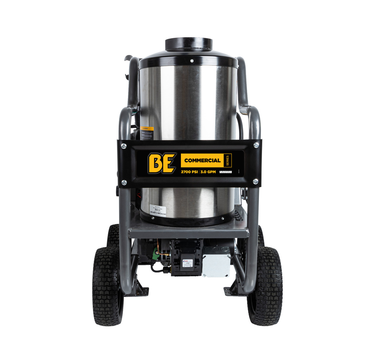 BE HW2765VA 2,700 PSI 3.0 GPM Hot Water Pressure Washer With Vanguard