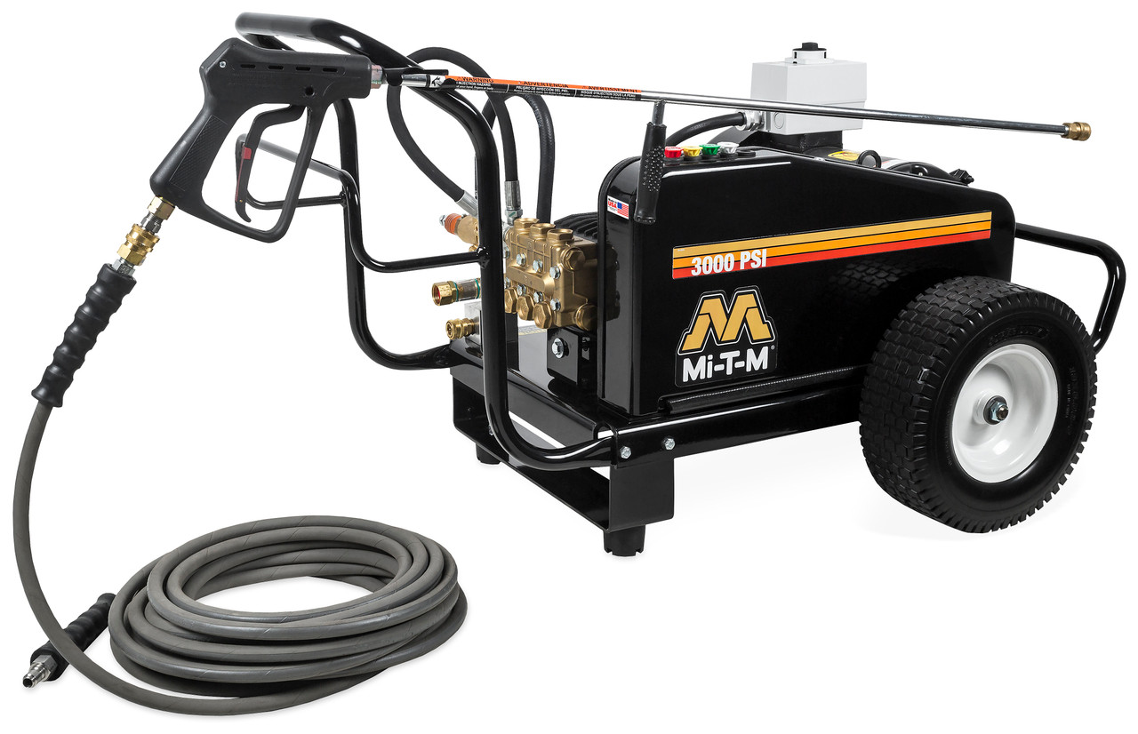 Mi-T-M CW Premium Series 3000 PSI 3.5 GPM (Electric - Cold Water) Belt ...