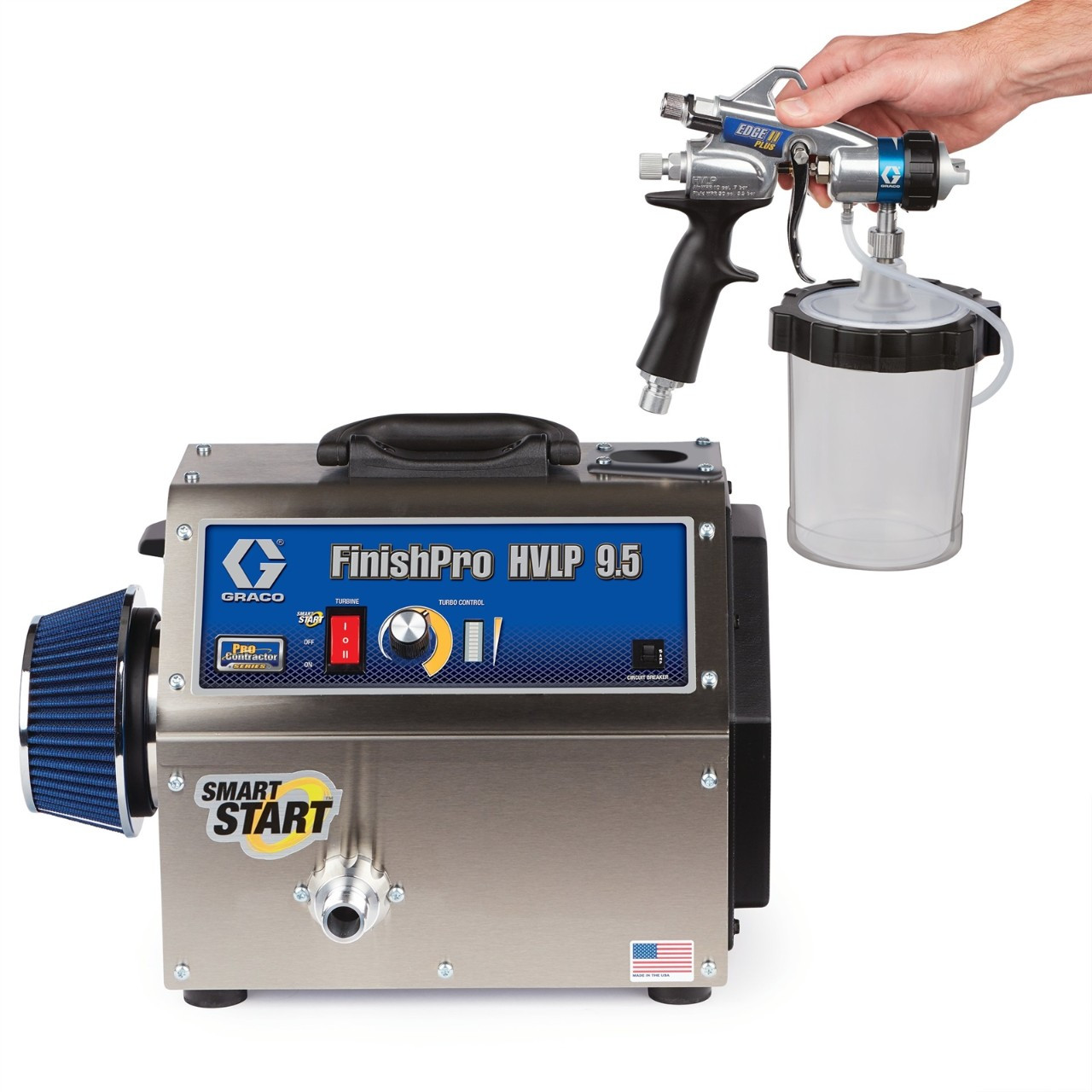 Graco 17N267 FinishPro HVLP 9.5 ProContractor Series Sprayer - Spraywell