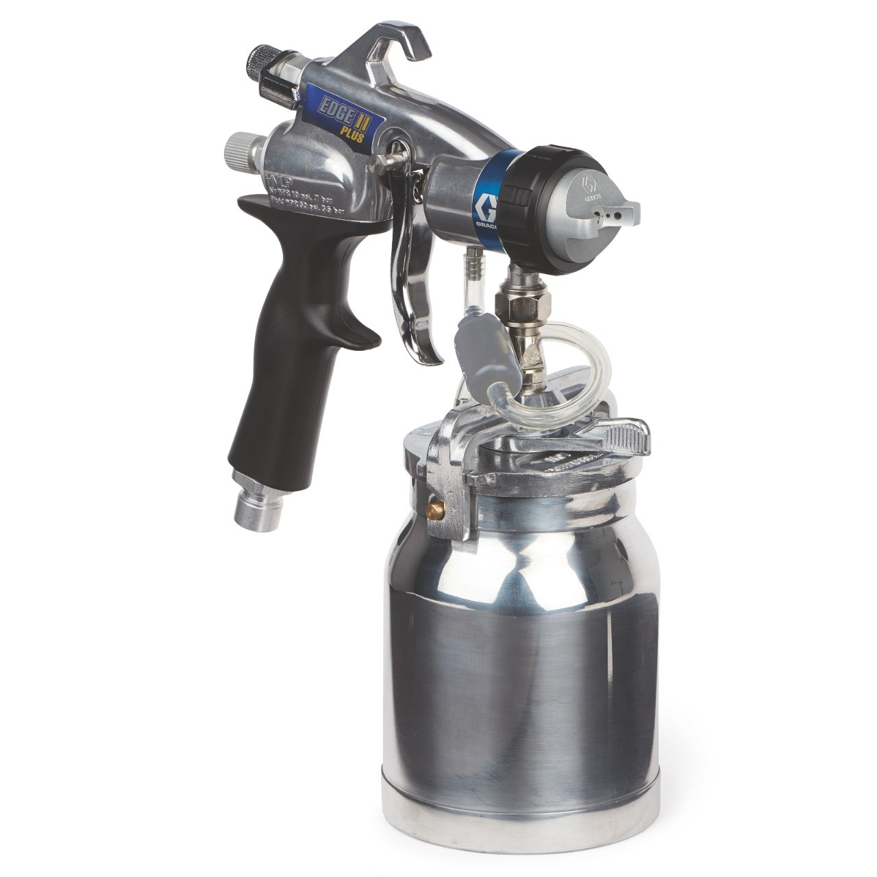 Graco 17P484 HVLP Edge II Plus Gun with 1 Qt Metal Cup - Spraywell