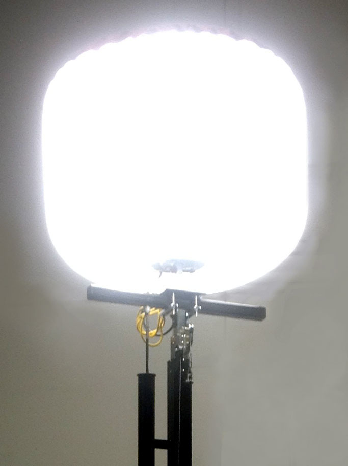 Multiquip GB4000 4000W Metal Halide, Diffused Balloon Light Tower ...