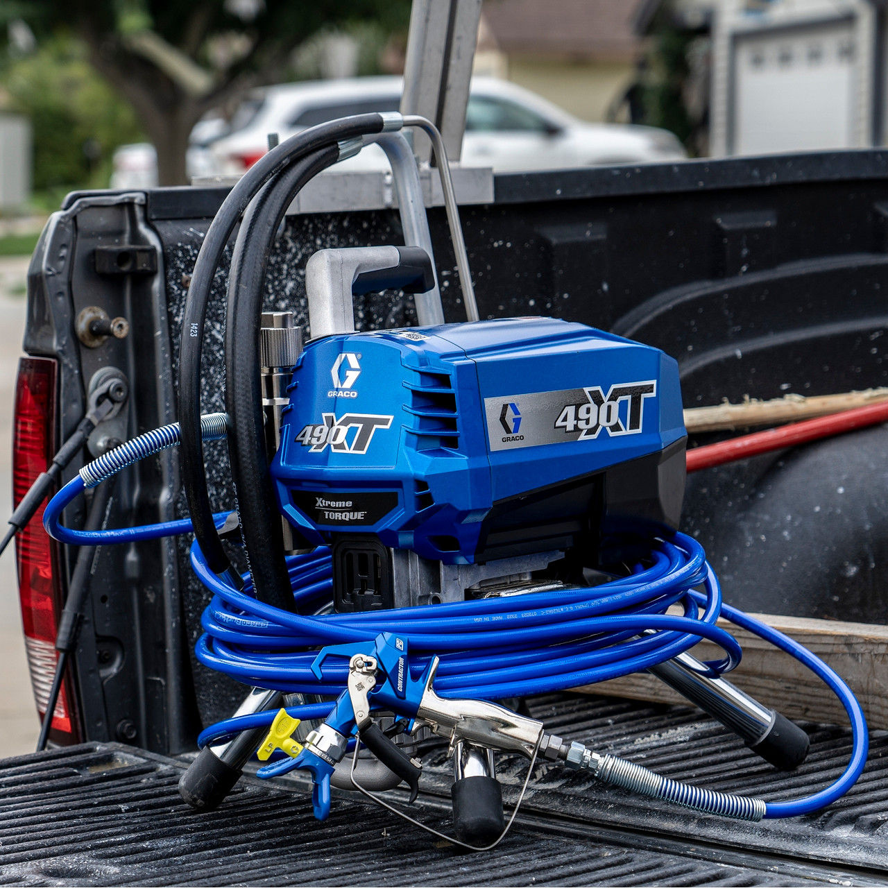 Graco 19D519 Ultra 490 XT Electric Airless Sprayer, Stand
