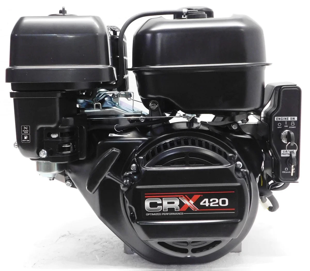 CRX420 Horizontal Shaft Engine, 12.1 HP, 420 cc, Electric Start