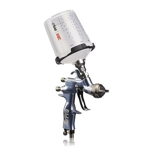 Graco 289024 AirPro Air Spray Gravity Feed Gun, HVLP, 0.070" (1.8 mm) Nozzle, 3M PPS Cup