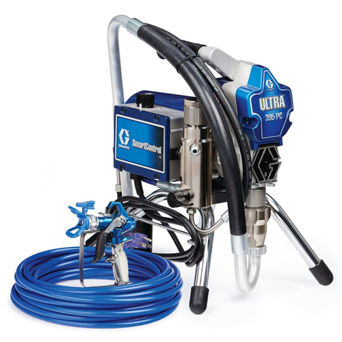 Graco Ultra 395 PC Electric Airless Sprayer, Stand, 17E844