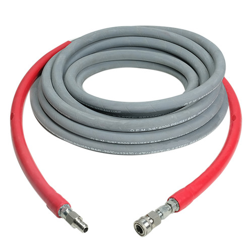 Simpson 41185 Wrapped Rubber Hose, 8000 psi, 3/8" x 100 ft