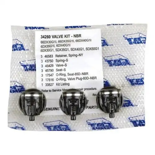 Cat Pumps 76976 Valve Kit for 4DNX25GSI, 4DNX27GSI & 4SPX32G1I