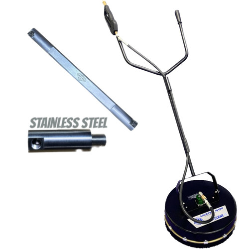 UC6019HC-HFSS Whisper Wash Ultra Clean 19-inch Surface Cleaner — Hydro-Flow 2-Tip Stainless Steel