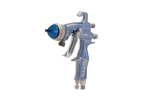 Graco 288966 AirPro Air Spray Pressure Feed Gun, Conventional, 0.055 inch (1.4 mm) Nozzle, for Waterborne Applications