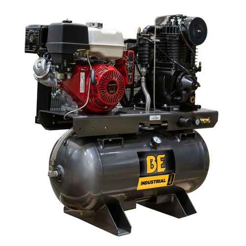 BE Power Equipment AC1330HEB2 23 CFM @ 175 PSI Gas Air Compressor with Honda GX390 Engine