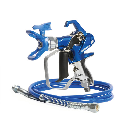 Graco 19Y444 Contractor PC Compact Gun, 1/8 in x 4.5 ft Whip Hose, RAC X LTX 517 SwitchTip