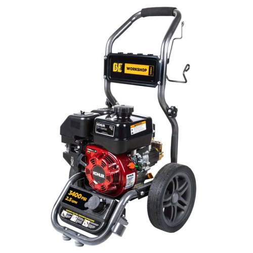 BE Pressure BE3465KA 3,400 PSI - 2.5 GPM Gas Pressure Washer with KOHLER SH270 Engine and AR Axial Pump