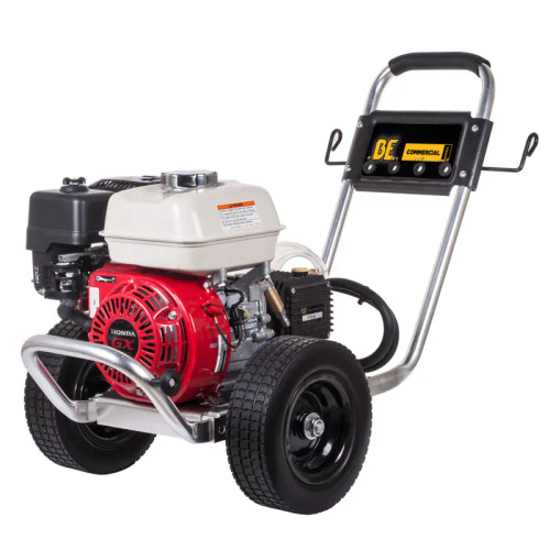 BE Pressure PE-2565HWAARSP 2,500 PSI - 3.0 GPM Gas Pressure Washer with Honda GX200 Engine and AR Triplex Pump