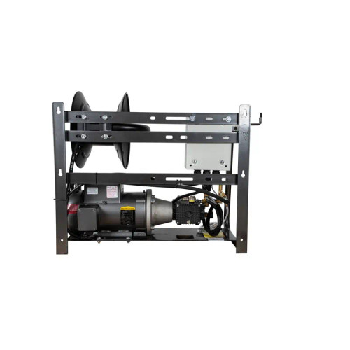BE Pressure X-2050FW1GENHT 2,000 PSI - 4.0 GPM Wall Mount Electric Pressure Washer with a Baldor Motor and General Triplex Pump