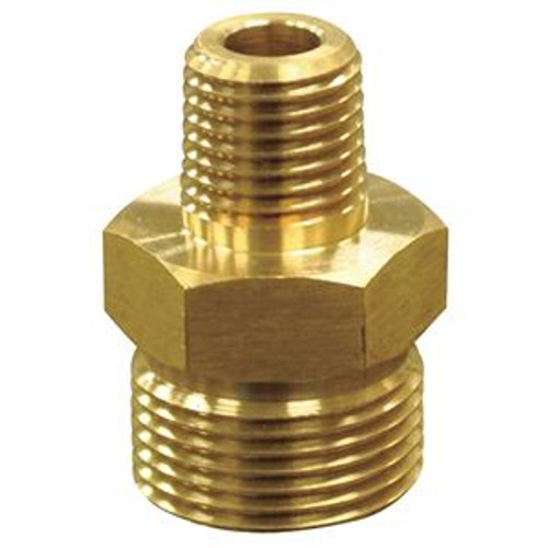 Screw Type Plug, 1/4" MPT x M22M, Brass