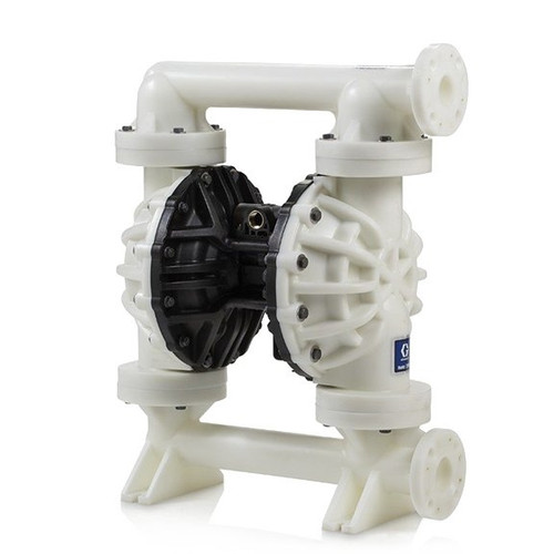 Graco 653536 Husky 2200 PP Pump, End Flange, PP Center Section, PVDF Seats, PTFE Balls & PTFE Diaphragm