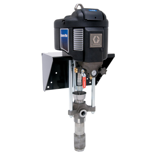 Graco P40MSE Dura-Flo NXT 2-Ball Piston Pump, 40:1, Low Noise Exhaust Motor, DataTrak, SST, 4 Leather / 1 PTFE Packings