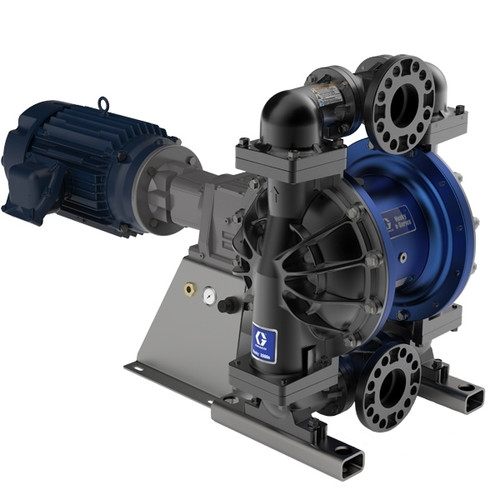 Graco 659035 Husky 3300e 3" AL Electric Diaphragm Pump; 7.5 Hp ATEX Motor, No CMPSR, End Port NPT, AL Center, TP Seat, AC Ball, TP Diaphragm