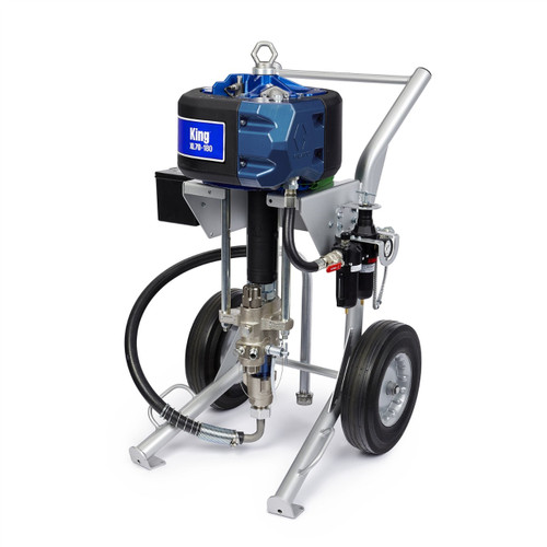 Graco K47Fh2 King 47:1 Sprayer, Integrated Filter, Heavy Duty Cart, Air Controls, Siphon Kit, Xtr-5, 50 Ft (15 M) Hose, 6 Ft (1.8 M) Whip, Lubricator