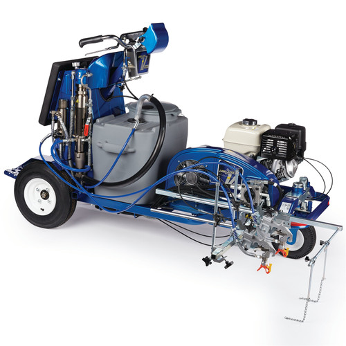 Graco 17H467 LineLazer V 250SPS HP Automatic Series Self-Propelled Gas Hydraulic Airless Line Striper, 2 Auto Guns