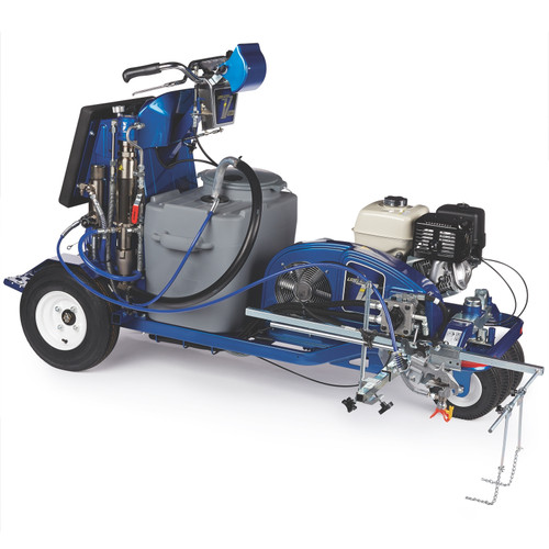 Graco 17H466 LineLazer V 250SPS HP Automatic Series Self-Propelled Gas Hydraulic Airless Line Striper, 1 Auto Gun