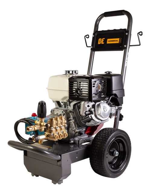 BE B4013HJS 4,000 PSI - 4.0 GPM Gas Pressure Washer With Honda GX390 Engine & Cat Triplex Pump