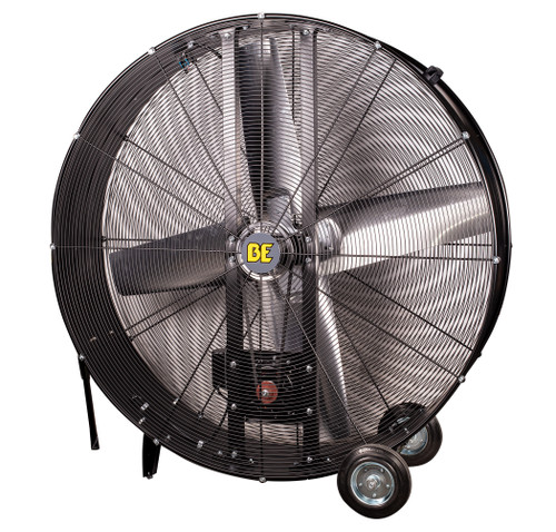 BE FD48B 48" Belt Driven, Industrial Fan With Wheel Mount