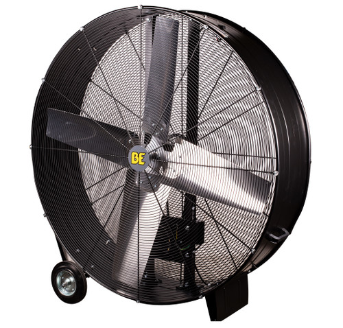BE FD48B 48" Belt Driven, Industrial Fan With Wheel Mount