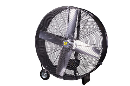 BE FD48B 48" Belt Driven, Industrial Fan With Wheel Mount