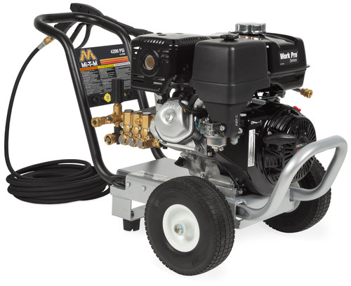 Mi-T-M Work Pro Series 4200 PSI 3.4 GPM (Gas - Cold Water) Direct Drive Pressure Washer with Honda Engine