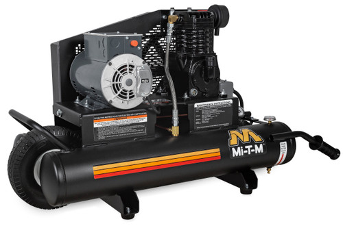 mi Mi-T-M 13.9 CFM at 90 PSI 8-Gallon Single Stage Gas Air Compressor