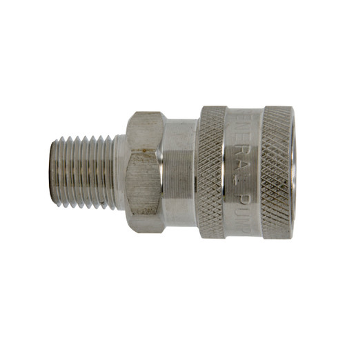 General Pump D10073 Stainless Steel Quick Disconnect Coupler, 1/4" x 1/4" MNPT