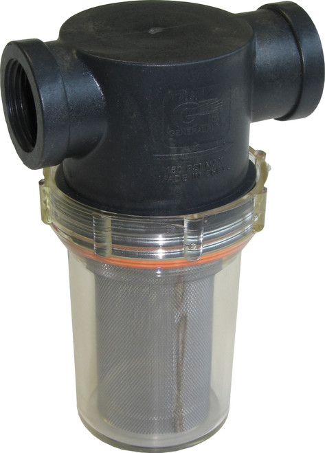 General Pump DF07550 Clear Bowl, 3/4", 50 Mesh Filter