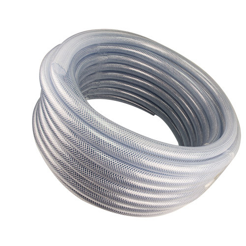 3/8" Clear Poly Braid Hose - 200ft