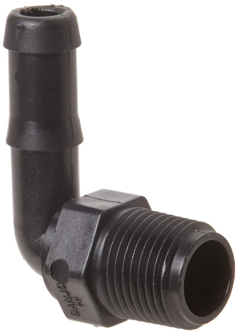 Banjo HB050-90 Hose Barb Elbow 1/2" MNPT x 1/2"