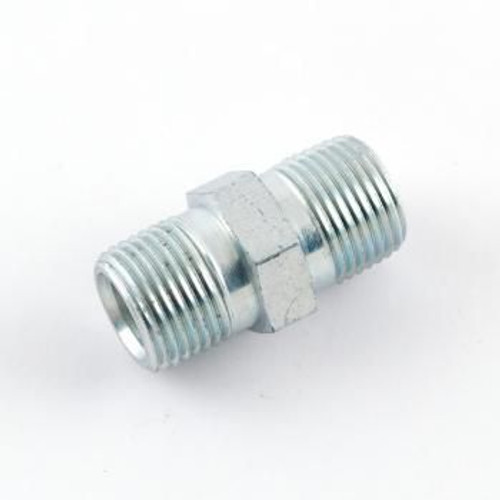 Nipple Connector Fitting 1/4" MNPT x 1/4" MNPT, 5000 psi