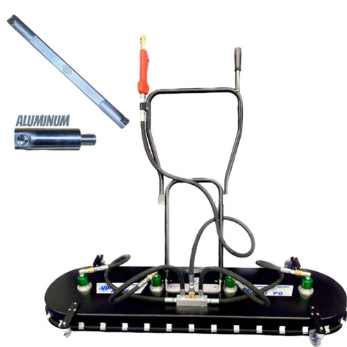 Whisper Wash Lil' Hippo 5-foot Surface Cleaner — Hydro-Flow 2-Tip Aluminum LH500-HFAL