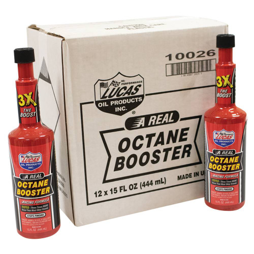 Lucas Oil 051-635 Octane Booster, Twelve 15 oz. bottles