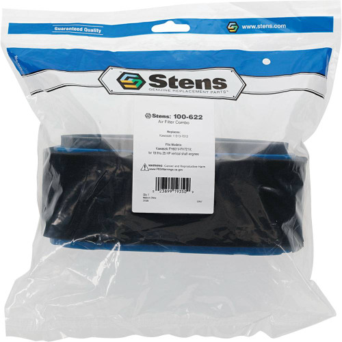 Stens 100-622 Air Filter Combo (Replaces Kawasaki 11029-7015)
