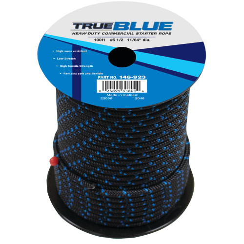 TrueBlue 146-923 100' Starter Rope, #5 1/2 Solid Braid